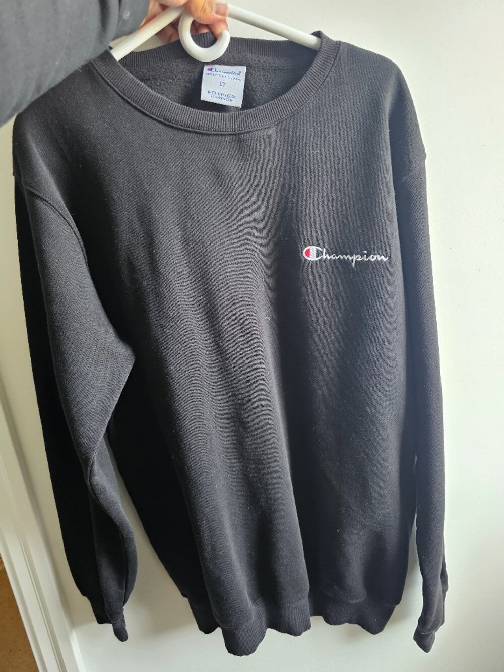 Champion Black fleece sweater
